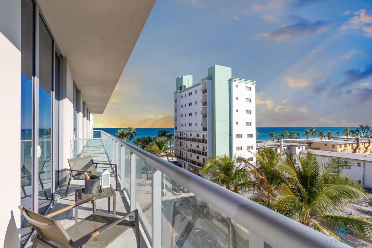 Ocean View - Balcony - Hollywood Beach Broad-Walk Exterior foto